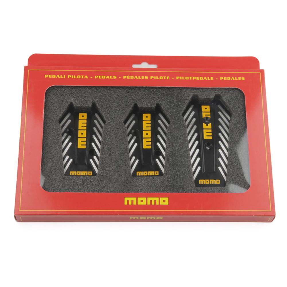 

3 шт./компл. ручные автомобильные педали тормоза алюминиевые нескользящие универсальные гоночные педали тормозные педали аксессуары для салона автомобиля чёрный