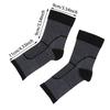 Ankle Joint Protection Open-toe Pressure Socks Sweat Absorption Reduce Vibration Compression Socks Hosiery Sports