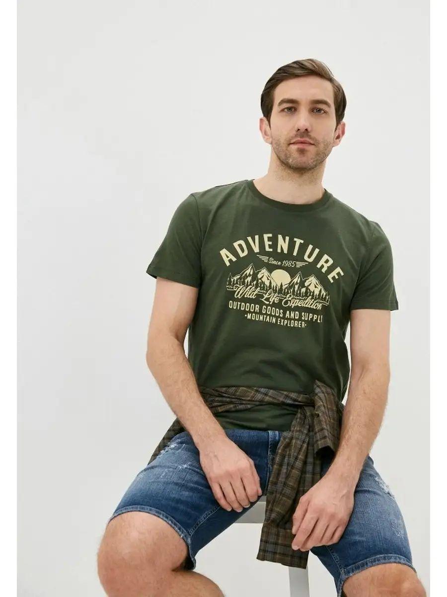 Mountains print T-shirt 3XL