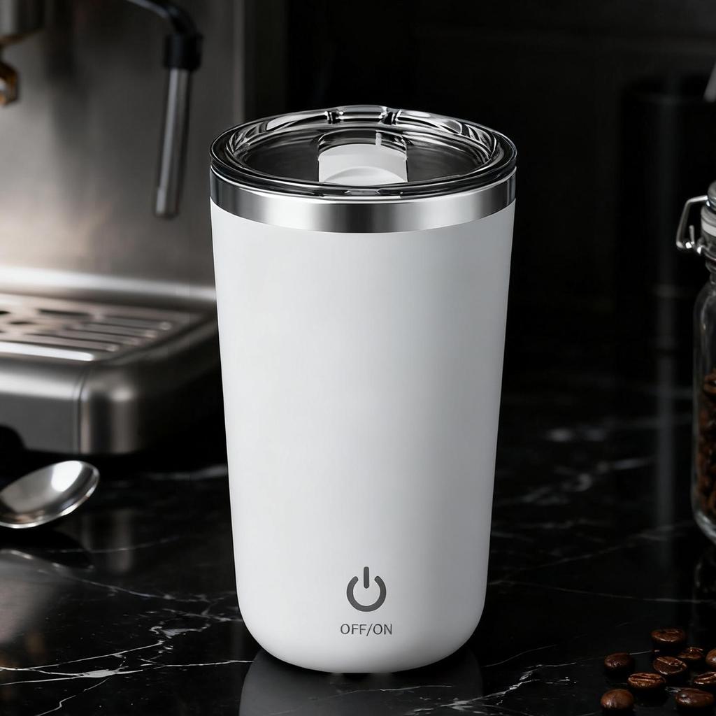 Automatic Mixing Cup Self Stirring Magnetic Mug USB Rechargeable Stainless Steel Stirring Coffee Cup Smart Self Stirring Mug
