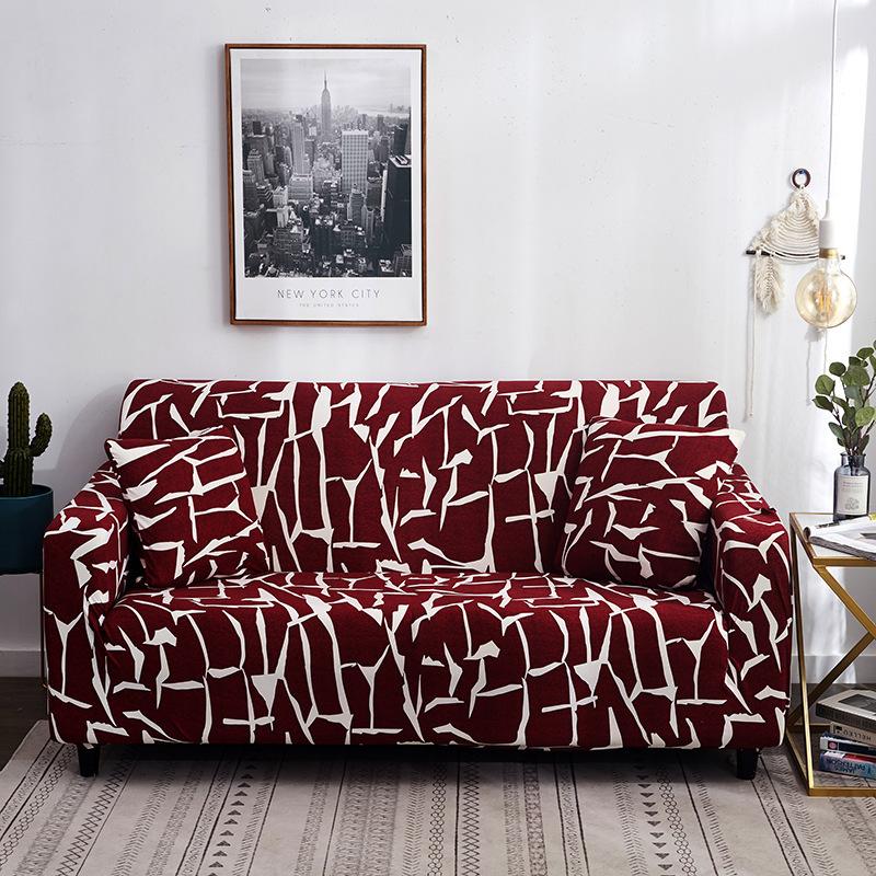 Sofa Cover Full Covered Slipcover Fabric Sofa Cushion Towel Leather Stretch Sofa Slipcover Full Covered Four Seasons Universal Combination