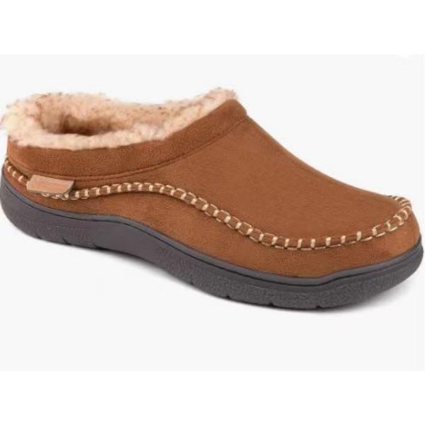 

Мужские зимние тапочки Мягкие плюшевые на подкладке Теплые флисовые Домашние тапочки для помещений/улицы с противоскользящей подошвой Удобная домашняя обувь для холодной погоды 7/8