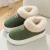 Furry Women Ankle Boots  Winter Non-Slip Thicken Plush Slip-On Soft Sole Warm Cotton Shoes for Couples Platform Snow Boot