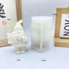 New Santa Claus Candle Silicone Mold DIY Christmas Tree Santa Claus Festival Atmosphere Ornament Silicone Grinding Tool