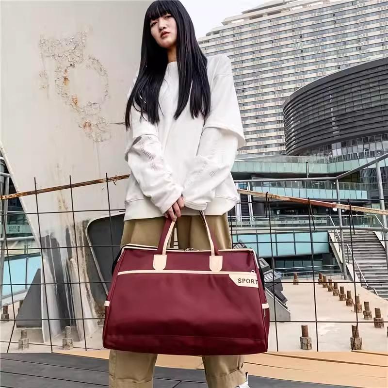 Women's Lightweight Waterproof Travel Crossbody Handbag: Large Capacity for Business or Sports.