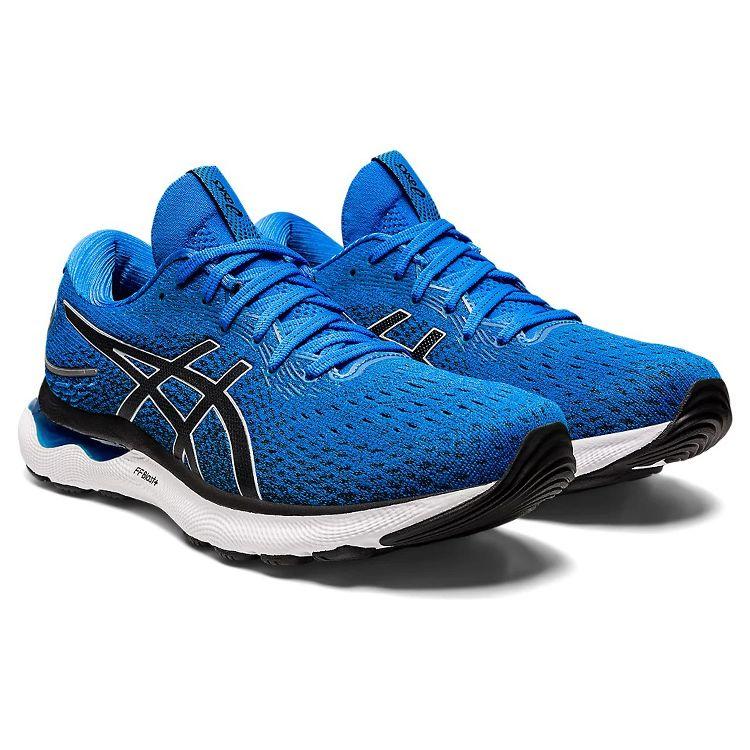 Asics Gel Nimbus 24 Electric Blue Men Sneakers Piedmont-Grey 1011B359-405