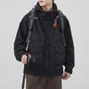 Three-Proof Technology Fabric Outdoor Mountaineering Jacket Men'S Hooded Loose Casual Jacket Men'S Jacket Comfortable