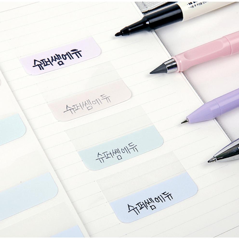 Super Teacher Photocard Organizer Pastel Index Stickers