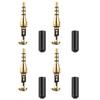 4Pcs DIY 3.5mm Jack Male Headphone Plug Converter Adapter Replacement Parts