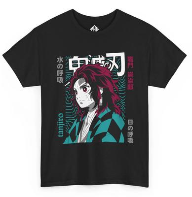 Anime T-Shirt Styl Wojownik Graficzny T-shirt Zainspirowany Kimetsu No Yaiba Cosplay