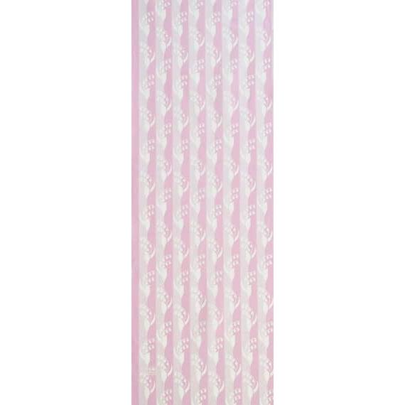 Sen no Anbo Tenugui "Stripe Lily of the Valley Pink" Hand-dyed 100% Cotton Tokuoka Made in Japan 35cm x 100cm Lily of the Valley Flower of Happiness