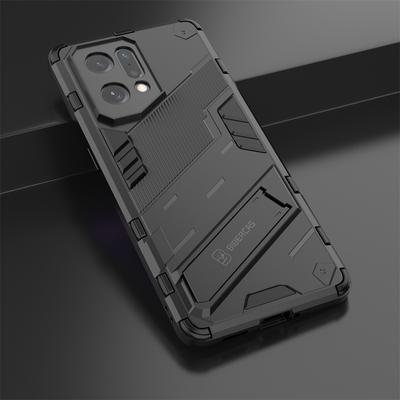 For OPPO Find X5 Pro Case Shockproof Armor Rubber Bumper Protective Phone Case For Find X5 Lite Magnetic Stand Holder Back Cover