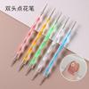 5 Pcs Nail Art Dotting Pens Dual-Ended Rhinestone Gem Pick Up Flower Painting Manicure Tool