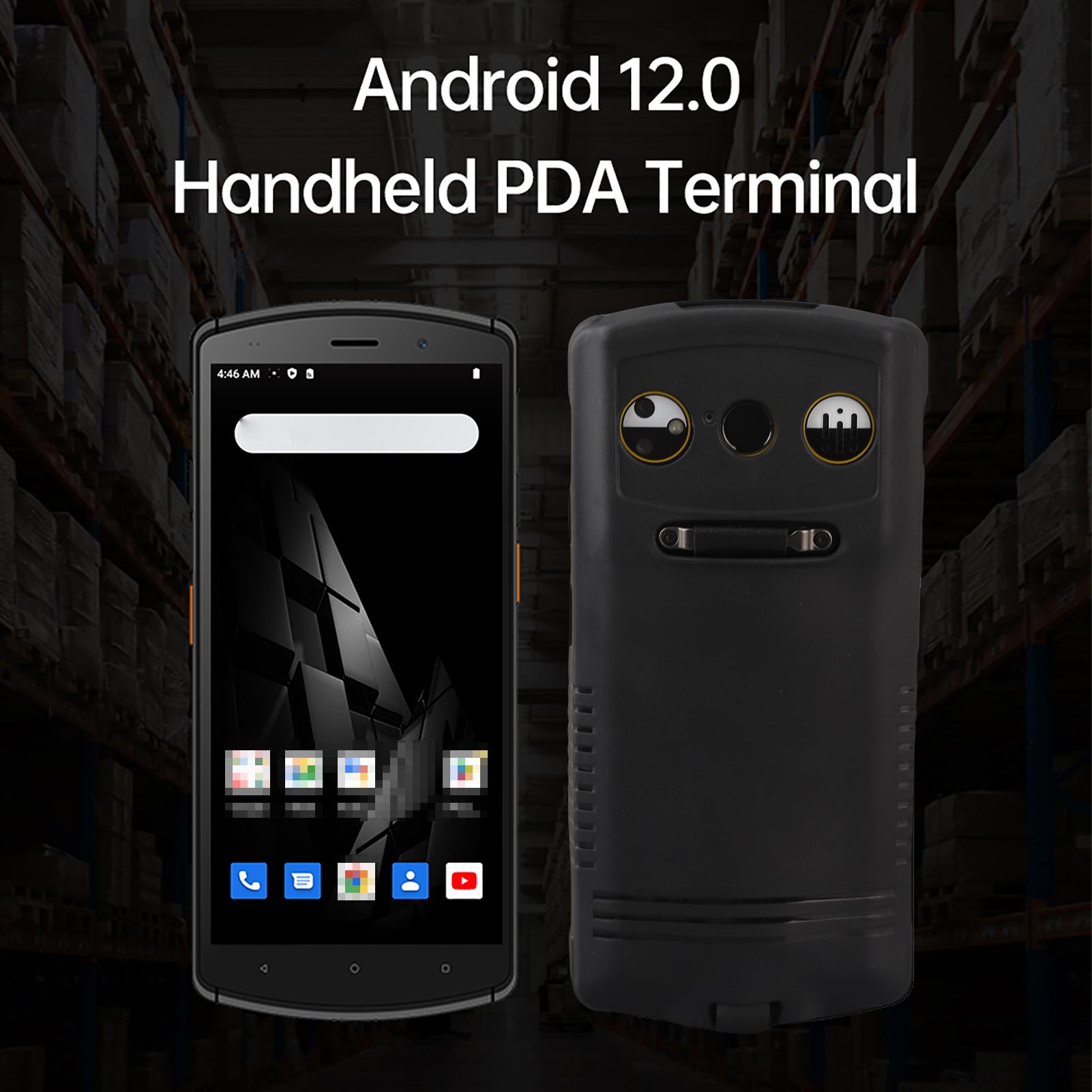 Wireless PDA Terminal 1D/2D/QR Barcode Scanner PDA Portable Data Terminal Handheld PDA 5.7In Screen Dual Band Communication EU
