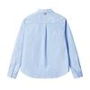 FILA Heritage Fashion Classic Simple Casual Versatile Striped Woven Long Sleeve Shirt Women shirts F11W628410FZA