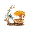 Decorative Deer Figurine Desktop Ornament Money Tree Desk Ornaments Home Decorations Elk Resin