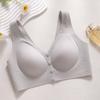 Seamless Wireless Front Buckle Comfortable Nursing Bra Plus Size Breastfeeding Support Bra