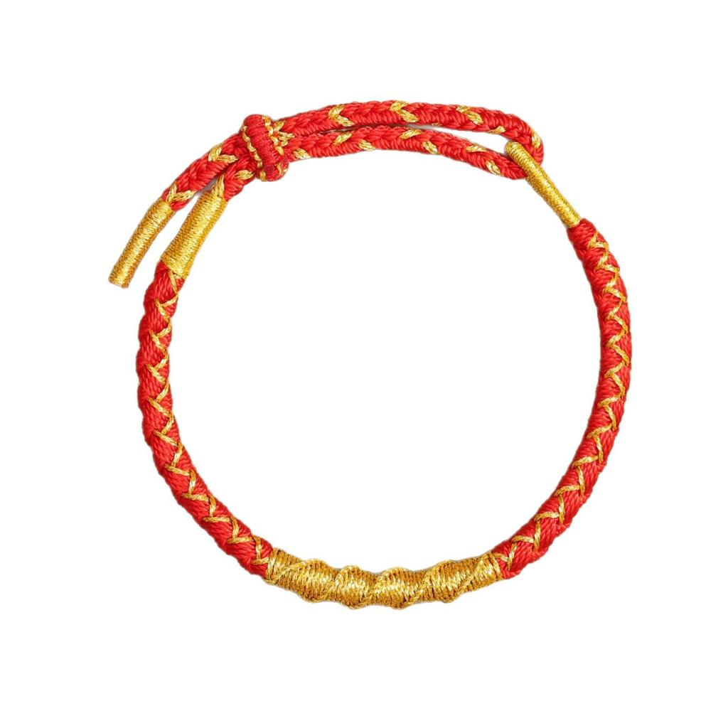 Red String Hand-Woven Ethnic Horse Year Bracelet - Unisex New Year Gift