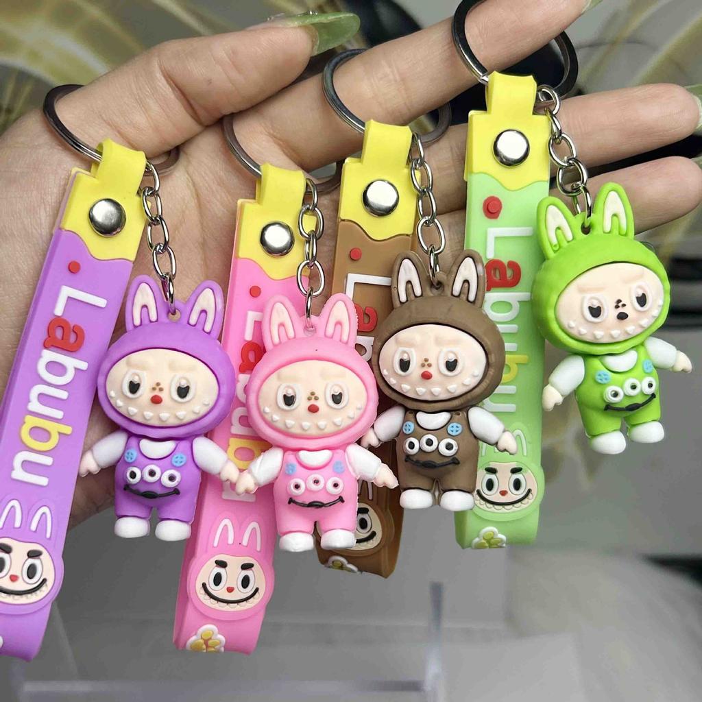 1PC Sheep Keychain Pendant Couple Car Bag Key Ring Pendant
