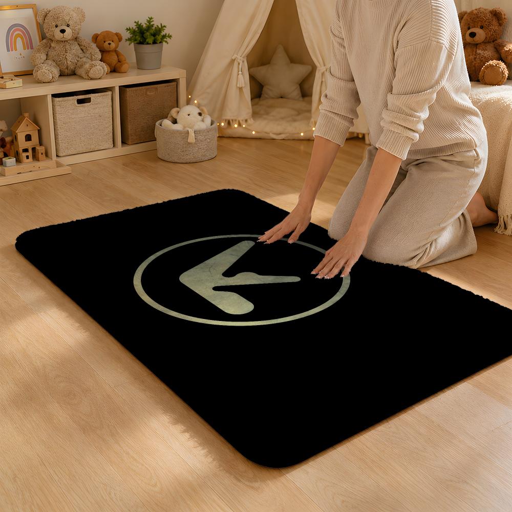 A-Aphex T-Twin Music Floor Mat Flannel Rug Non Slip Absorbent Soft Washable For Entryway Hallway Bathroom Kitchen Decor