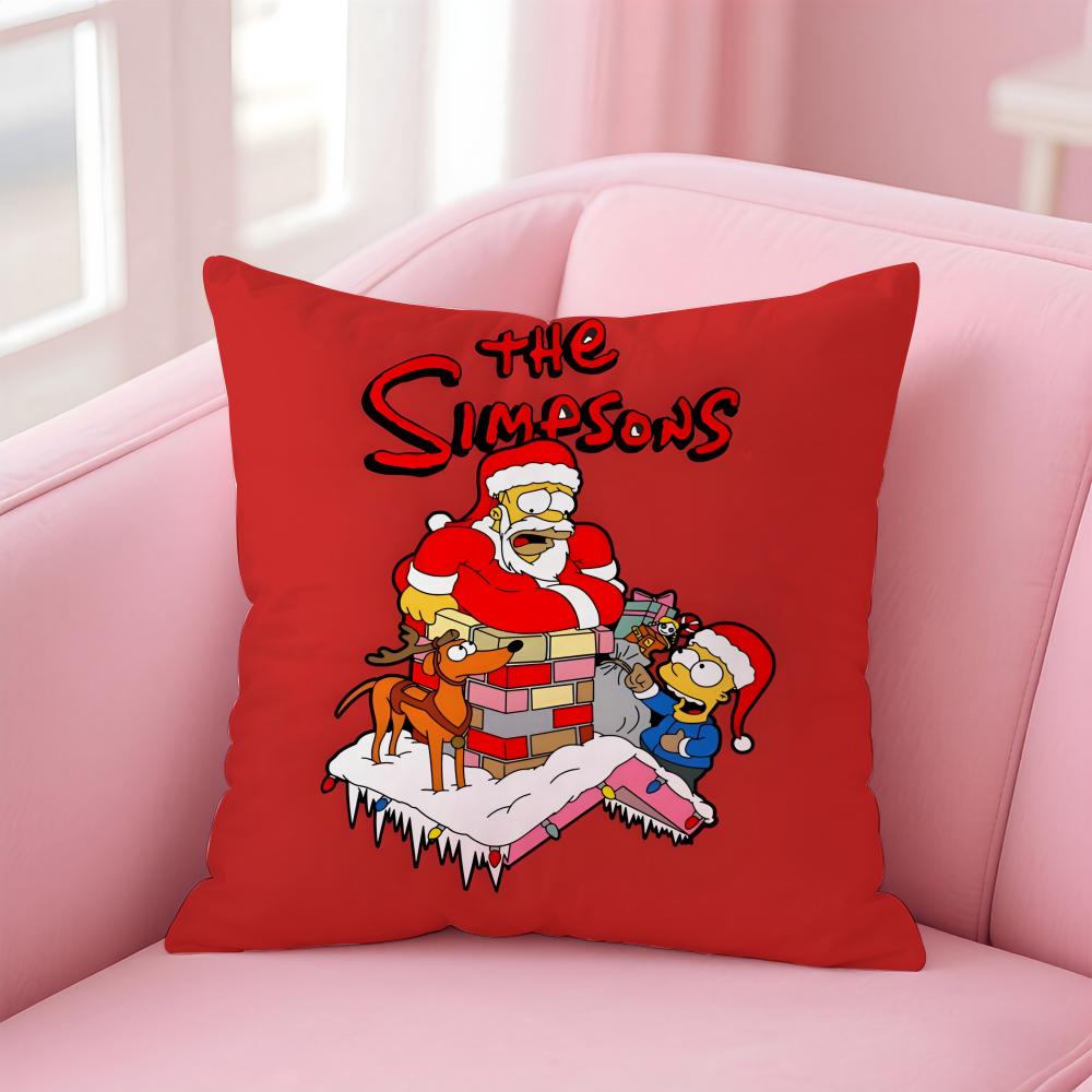The Simpsons catoon cool TS Cushion Cover Comfortable Reversible Pillow Cover Ideal for Car Sofa Bedroom & Beyond