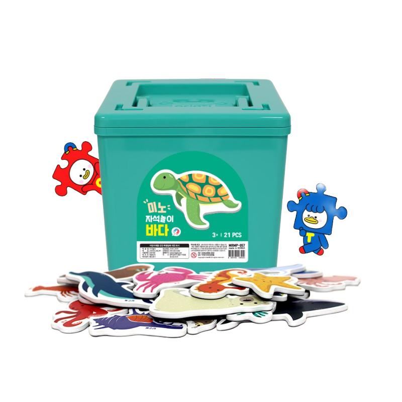 

Mino Friends Magnetic Puzzle Series – Animal / Vehicle / Sea (KC Certified, Made In Korea) (4 Options) # Sea Animal