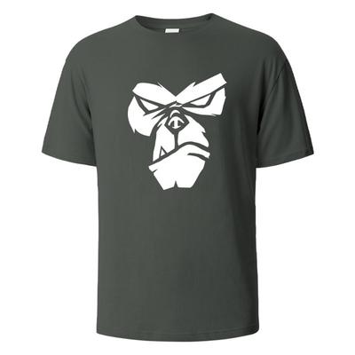 Maglietta con Stampa Divertente Faccia di Gorilla T-shirt Estive per Uomo Donna 100% Cotone Girocollo Oversize Casual Manica Corta Streetwear Top Base