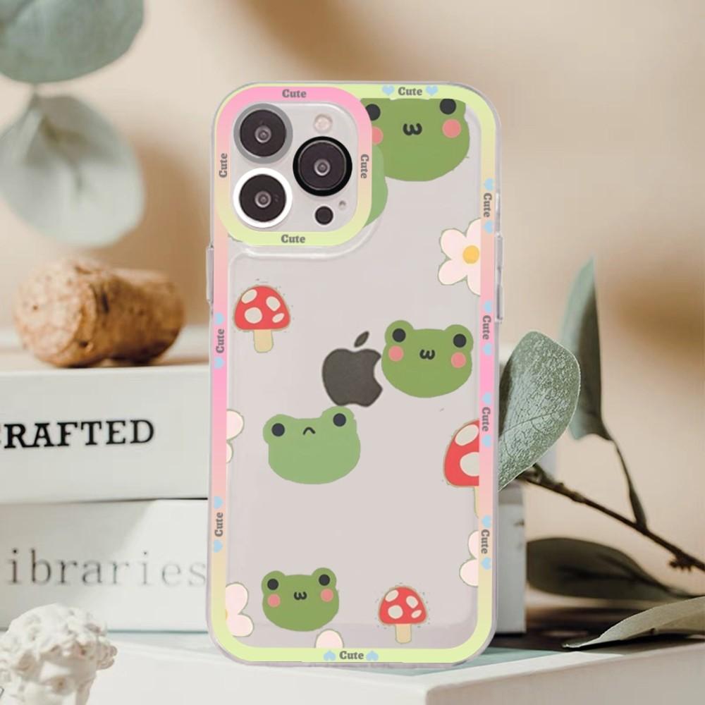 Frog cartoon drawing Phone Case For Redmi 7 8 9 A For Redmi Note 5 7 8 9 10 11 Pro Max 4G 5G Funfas