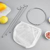 Stainless Steel Jelly Strainer Stand Tool Kit Reusable Nylon Mesh Filter Jelly Strainer for Canning for Homemade Vinegar Cooking