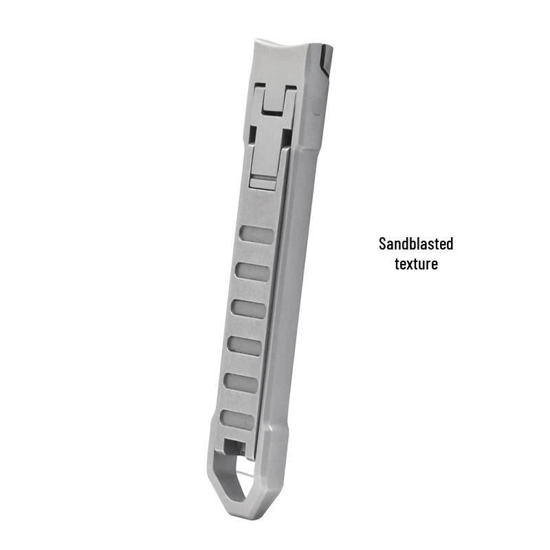 

Набор складных кусачек для ногтей из порошковой стали - Защита от разбрызгивания, Портативный, с маникюрным ножом