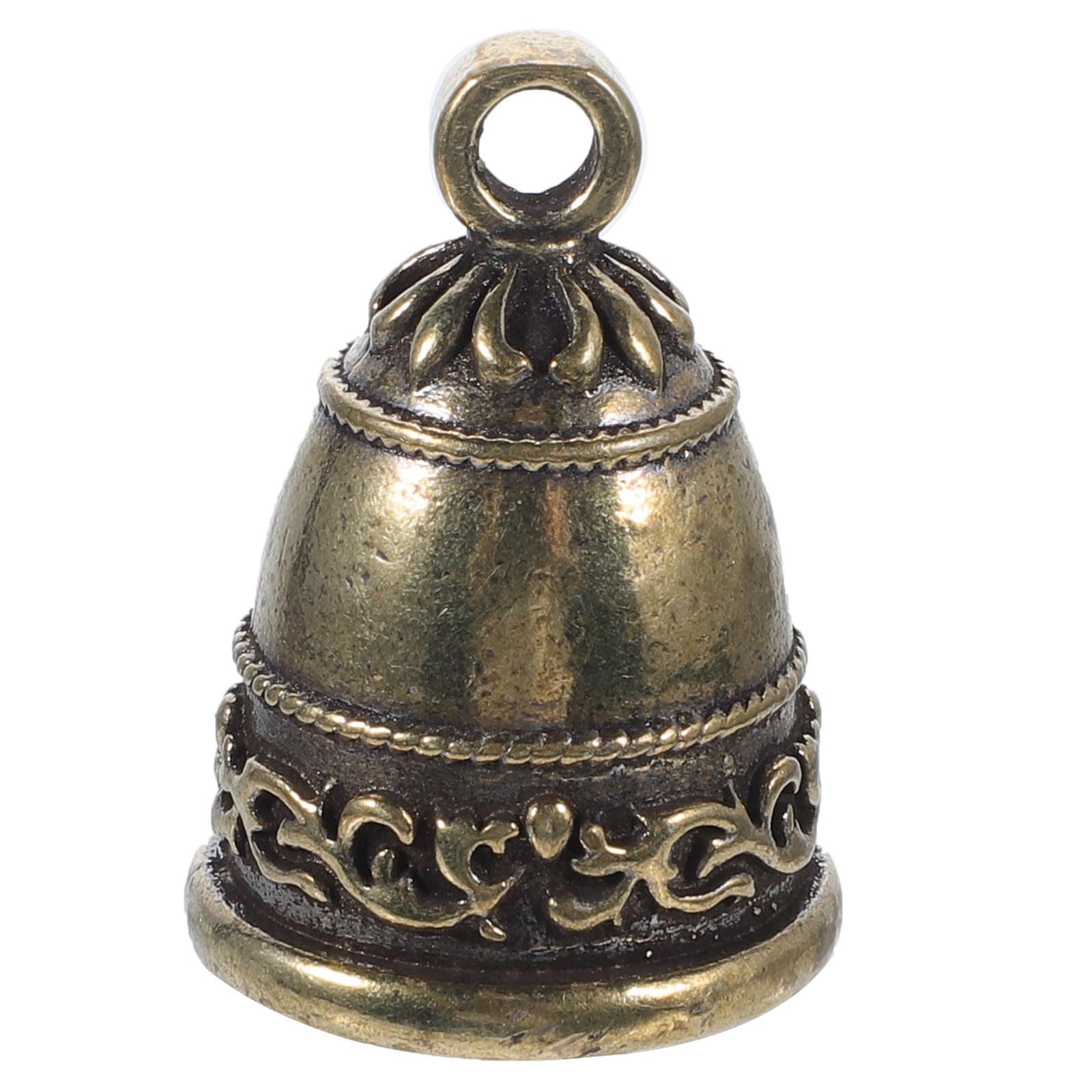 

4Pcs Retro Copper Bell Charms Vintage Bell Pendants for Jewelry Making DIY Necklace Bracelet Keychain Craft Bells Accessories other