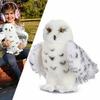 Wizard Cute Snowy Owl Plush Toy 8"12 Soft Stuffed Vivid Realistic Animal Xmas