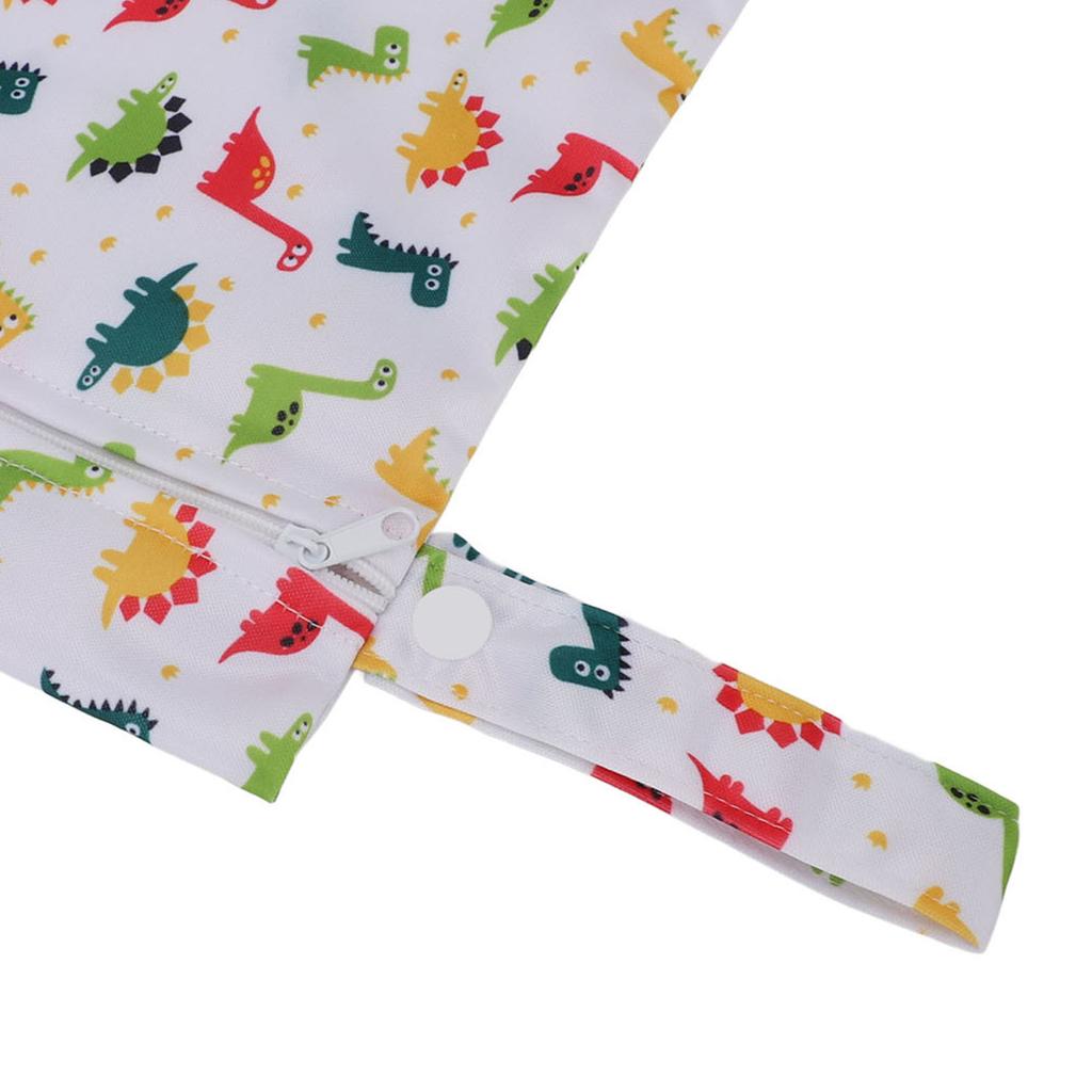 3pcs Wet Bag Water Resistant Reusable Portable Hanging Diaper Wet Bag for Home Travel T11