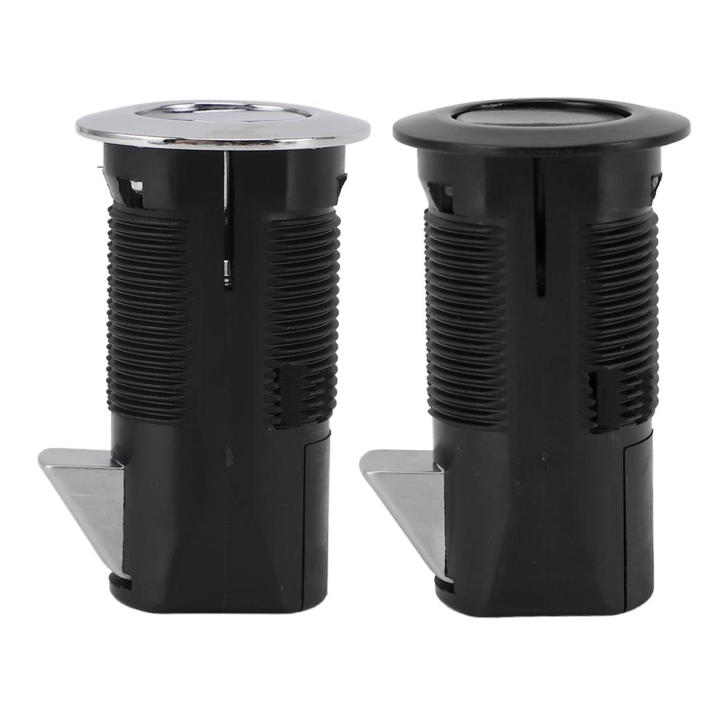 Cabinet Lock Zinc Alloy ABS Secure Round Embedded Push To Open Lock for File Drawer Cupboard Mailbox