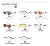 2024 High-End Small Frame Rhombus Cat Eye Polygon Sunglasses