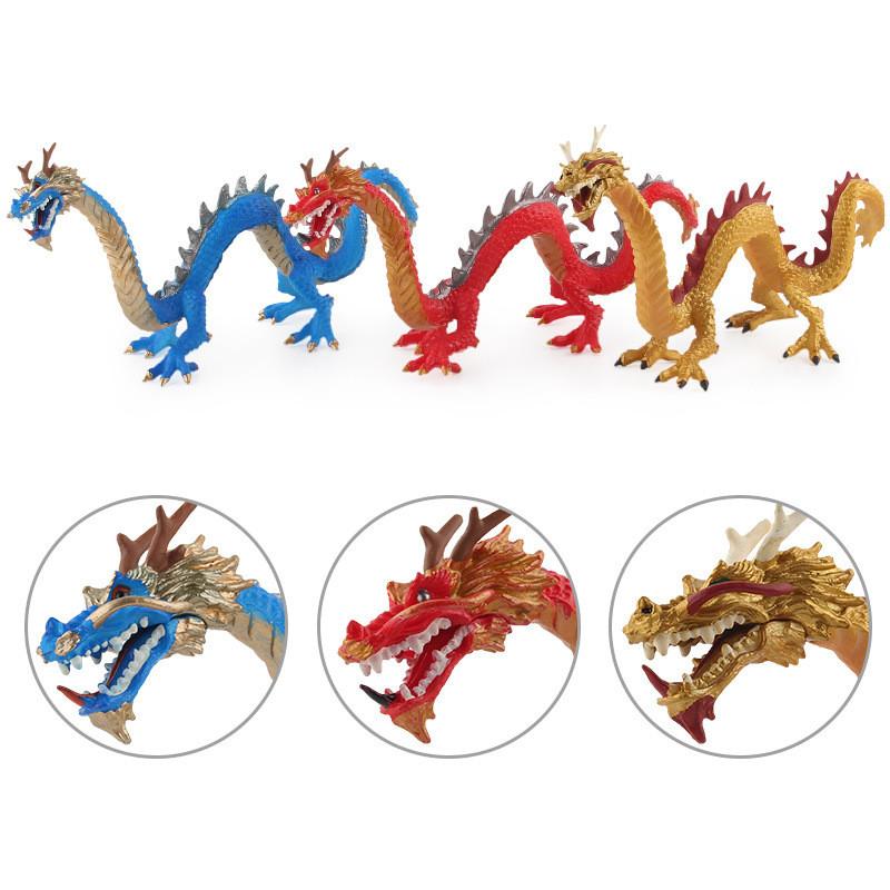 Realistic Pvc Chinese Dragon Animal Model Toy For Collectors And Kids Gift