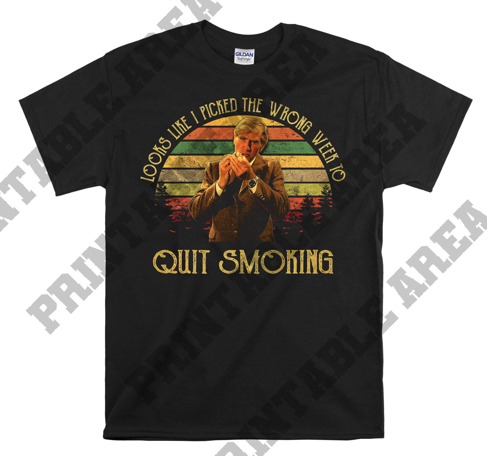 Airplane Steve McCroskey I Picked The Wrong Week To Quit Smoking Vintage Men Unisex T shirt, T shirt, T shirt MO24 XL