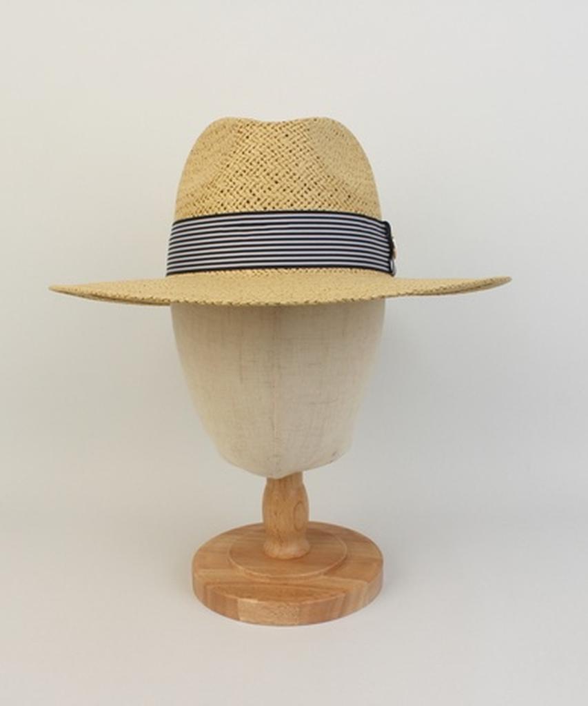 Yunibeosyeolkemiseuteuli Swing Stripe Line Beige Fedora Summer Fedora