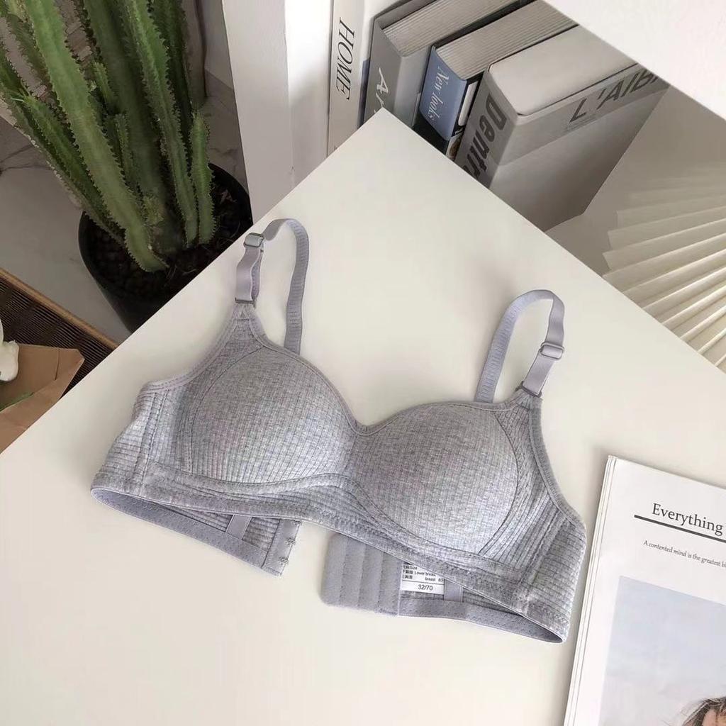 New Student Bra Seamless Sexy Sleep Underwear Women's Small Breasts Gather Without Steel Ring Upper Support Underwear Breathable