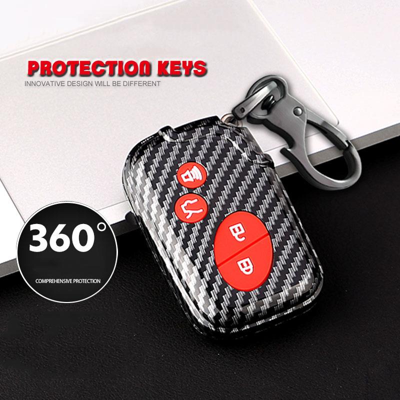 3 4 Buttons Carbon Remote Car Key Cover Case Silicone Protect Shell For Lexus Gx460 Gx Ct200H Es 300H Is250 Gx400 Rx270 Rx450H