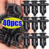 40 szt. Plastik ABS Nit rozprężny Nakrętka Klamra Klips Nit Zapięcie Czarny Części Samochodowe Narzędzie do Naprawy Narzędzie do Dekoracji Akcesoria Samochodowe