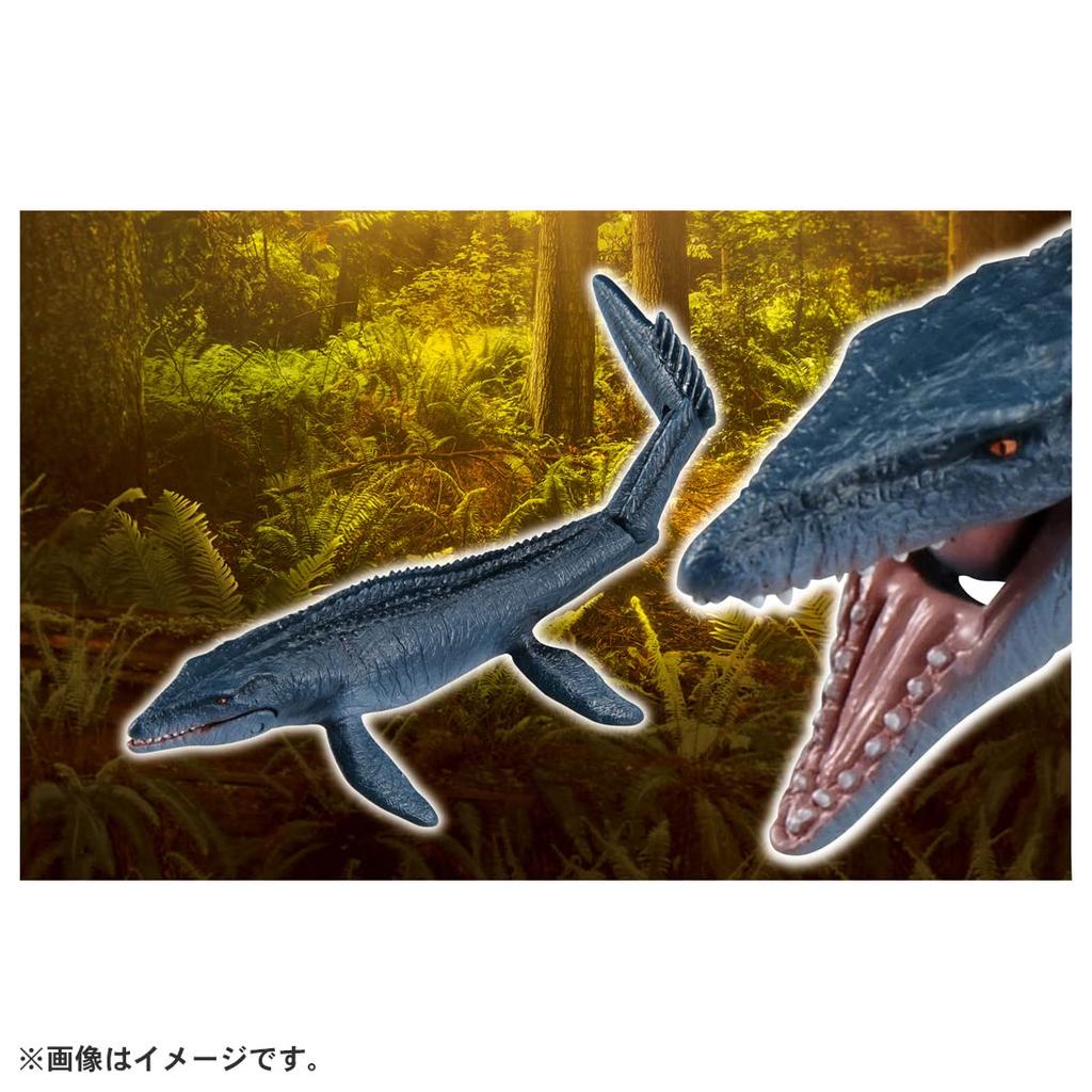TAKARA TOMY Ania Jurassic World Mosasaurus Animal Dinosaur Toy Ages 3+