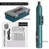 USB Rechargeable Cordless Electric Screwdriver Set Wireless Electric Drill  Repair Work