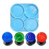 Phone Grip Silicone Mold Holographic Phone Holder Resin Mold Epoxy Jewelry Mold for Casting Badge Reel Keychain Hairclip