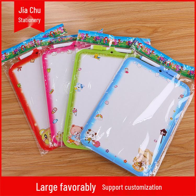 

Cute Cartoon Whiteboard for Kids - Home Message & Drawing Board for Students Red