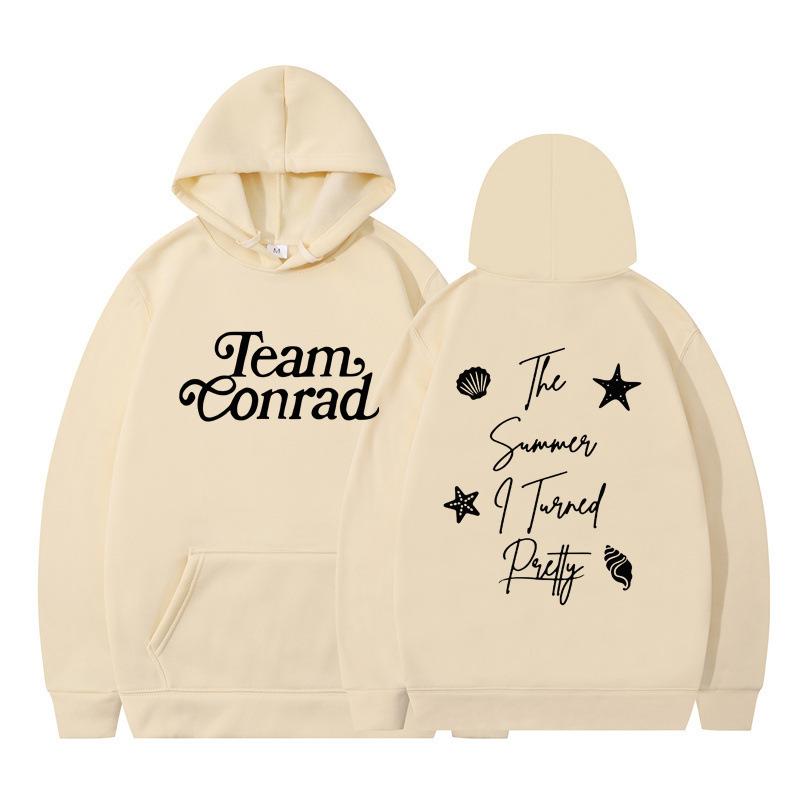 The Summer I Turned Pretty Printed Loose Hooded Sweater Hoodie