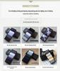 Men's Mid-Calf Cotton Socks - 5 Pairs Boxed Breathable, Sweat-Absorbent, Warm, Solid Colors for Autumn & Winter.