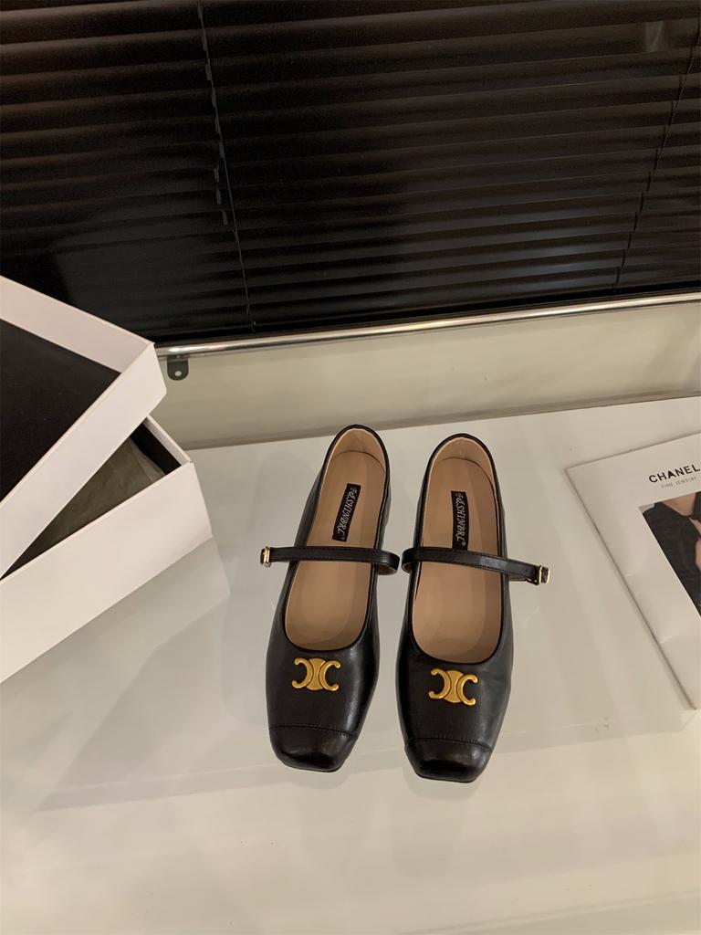 Inner height increase black commuter single shoes women's shoes 2025 new spring and autumn French Mary Jane with skirt evening shoes