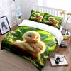 Adorable Duckling Trio Outdoor Set Exquisite Three-Piece Bedding Set Gift For Kids And Adults