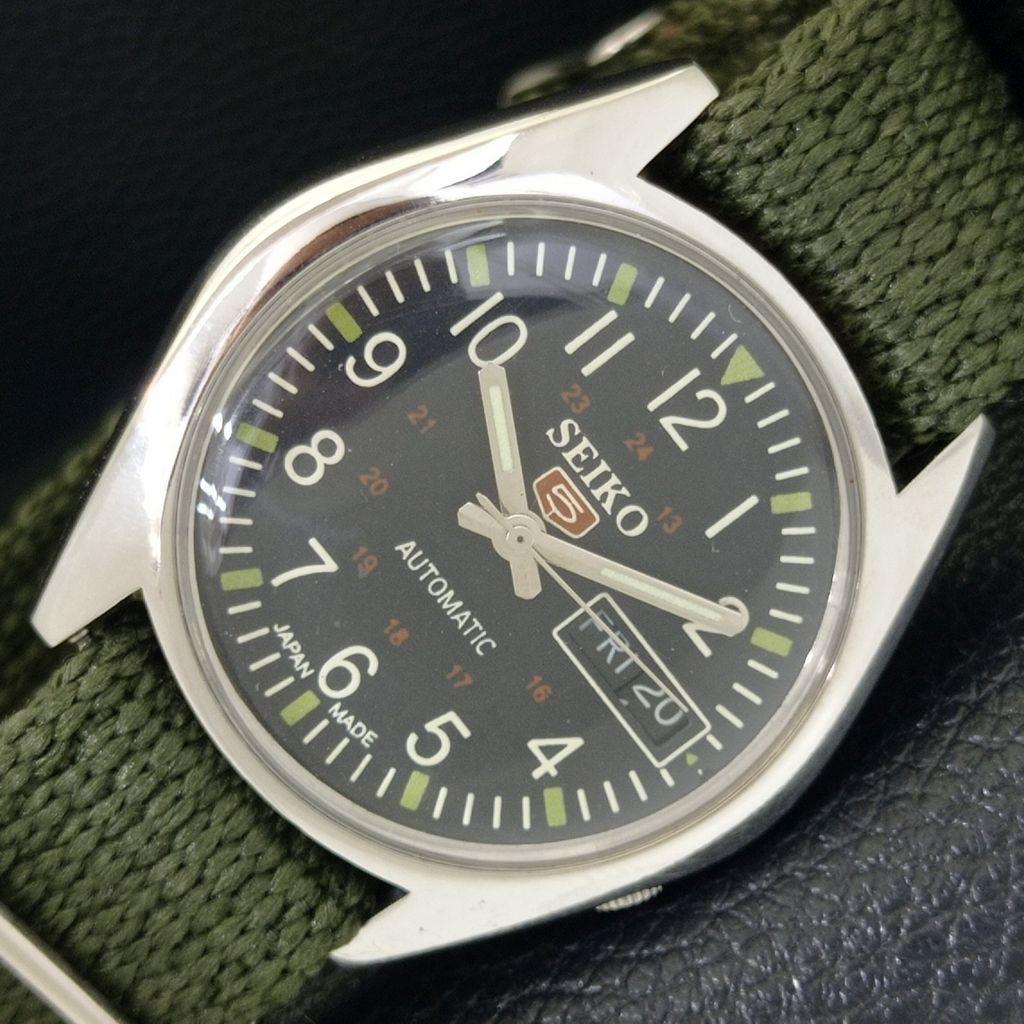 

AUTOMATIC VINTAGE SEIKO 5 JAPAN 7S36A MENS BLUE COLOR DIAL WATCH a702334-5 R124-a702334